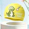 Kids' Waterproof Ear-Protecting Swim Cap for Long Hair