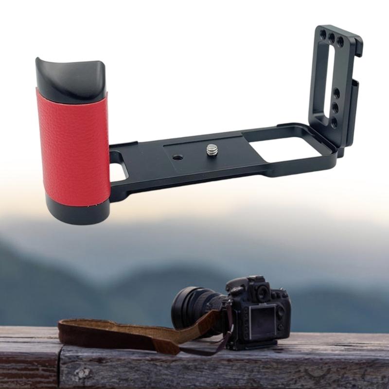 Aluminium L-Platte Schnellverschluss Leichtgewicht Handgriff Für GFX 50R Kompatibel Verschiedene Stativköpfe