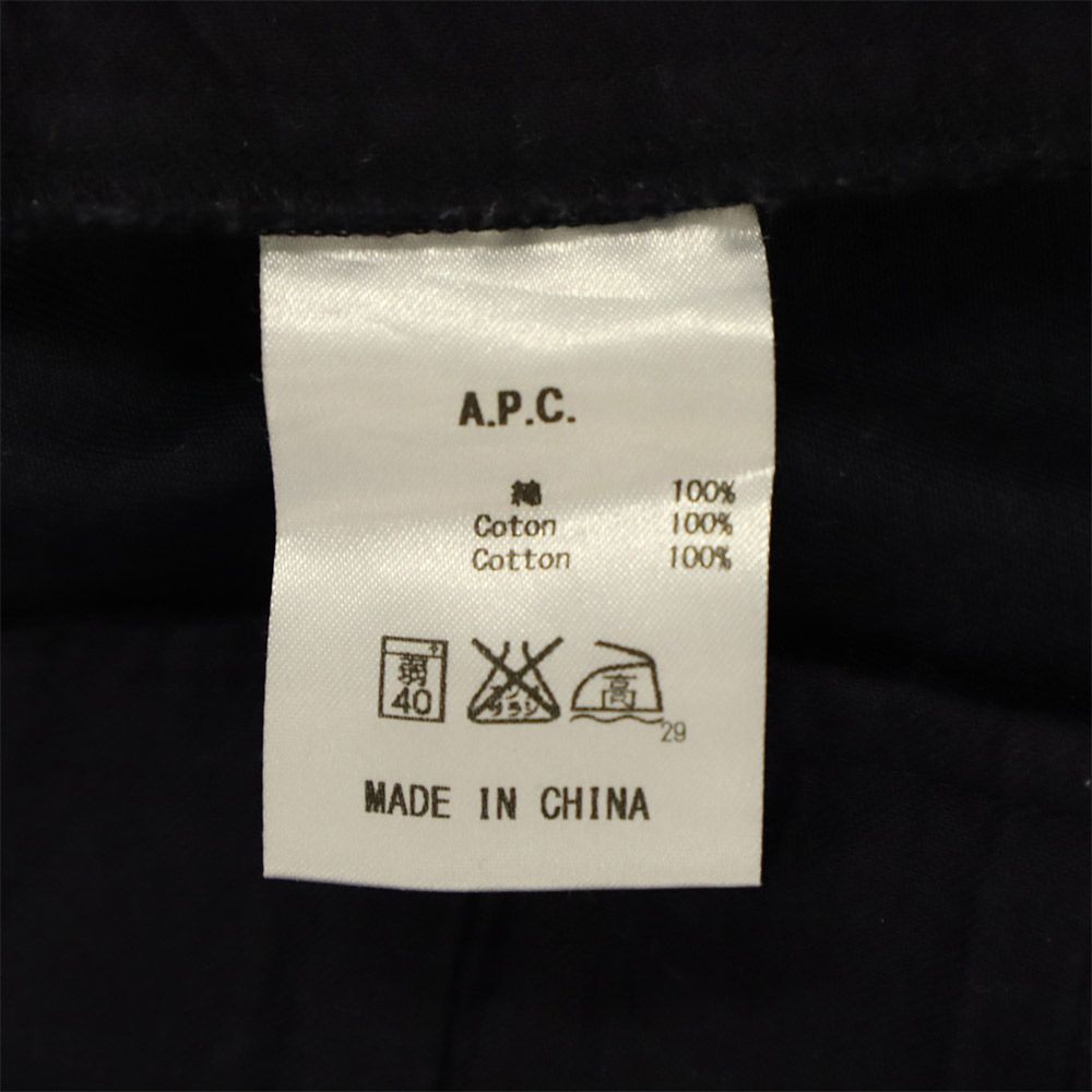 A.P.C. Long Pants S Navy Straight Pants Men's Used