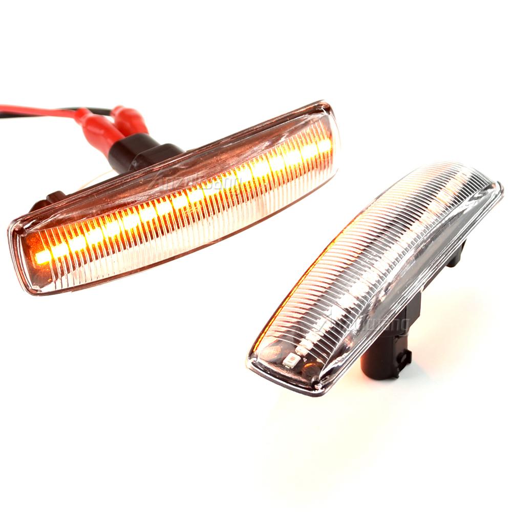 2Pcs Flowing Turn Signal Side Marker Lamp Dynamic LED Car Light For Land Rover Range Rover Sport Discovery 3 4 Freeland