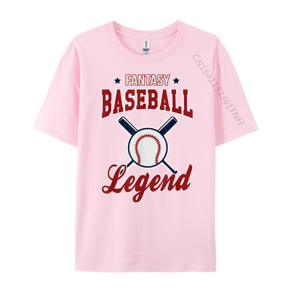 Fantasy Baseball Legend Fantasy Baseball Design White Graphic Tee Autumn Men's Shirt Camisetas Hombre