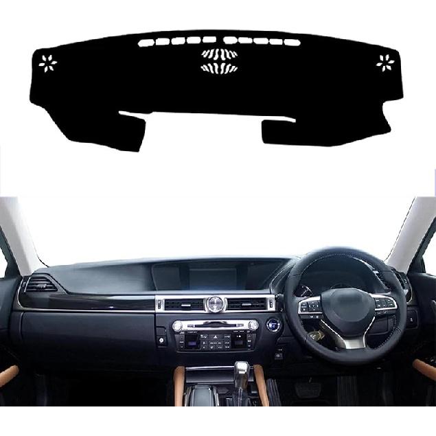 Fit for Lexus GS350 2012-2020,Car Dashboard Cover,Black Dash Mat Dashboard Cover,Anti-Slip Dash Pad Protective Cover Rhd-black Edge