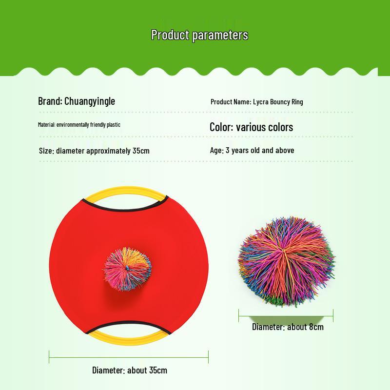 Kindergarten Sensory Ring Toss & Catch Toy: Children's Outdoor Concentration Aid