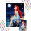 Ariel Moon Night Sky Diamond Painting Mosaic Diamond Art Painting Kit Handmade Diy Home Decoration