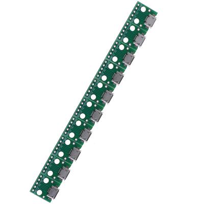 10 Adet Mikro Usb - Dip Adaptör 5 Pin Dişi Konnektör Pcb Dönüştürücü Kart