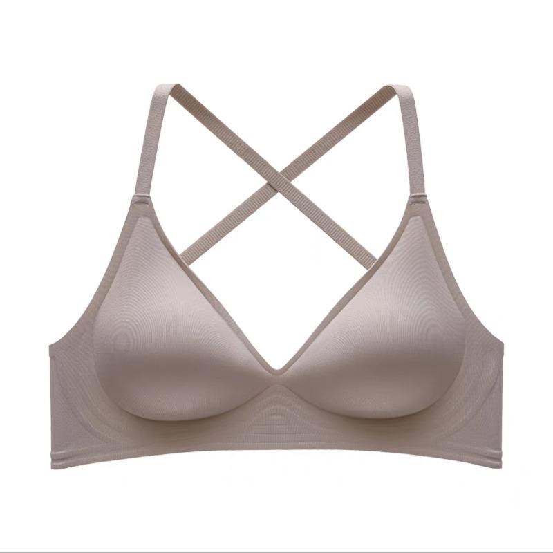 Comic chest small chest big seamless bra sexy bra summer beauty back expansion neck underwear