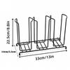 Cup Dispenser Wire Frame Storage 3 Compartment Paper Cup Holder for Bathroom Buffet Kitchen Counter Bar Restaurant