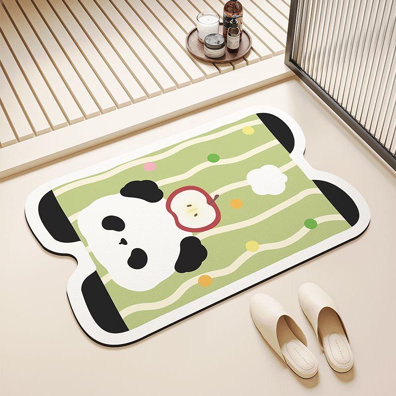 

Диатомовая грязь коврик для пола в ванной, быстросохнущий, противоскользящий и противопадений домашний коврик для пола для входа в ванную и туалет 40X60cm 15.7X23.6in