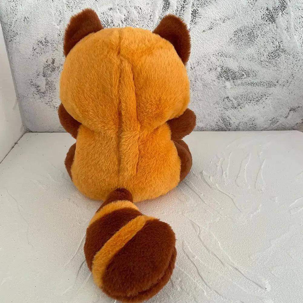 Plush Toy Red Panda Breathing Stuffed Animal  New For Anxiety Adults With Music Lights & Rhythmic Breathing In Four Modes