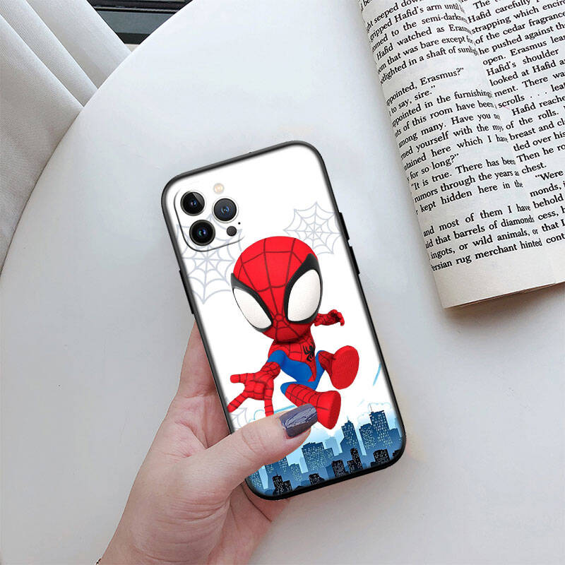 RT67 Spider Boy Phone Case for iPhone 7 8 11 12 13 14 15 16 17 16E XS Pro Max XR X SE Air