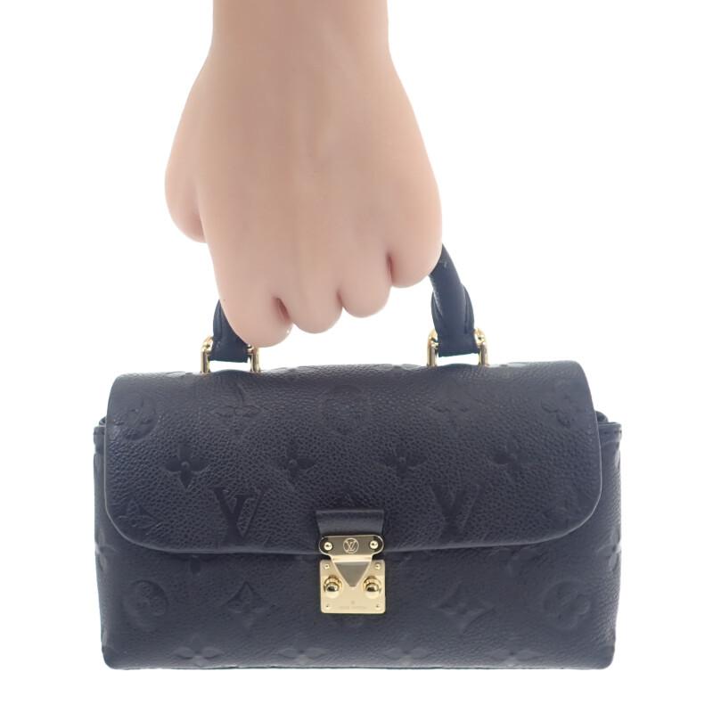 LOUIS VUITTON  M12144 2WAY bag black Monogram Ann Platt Women