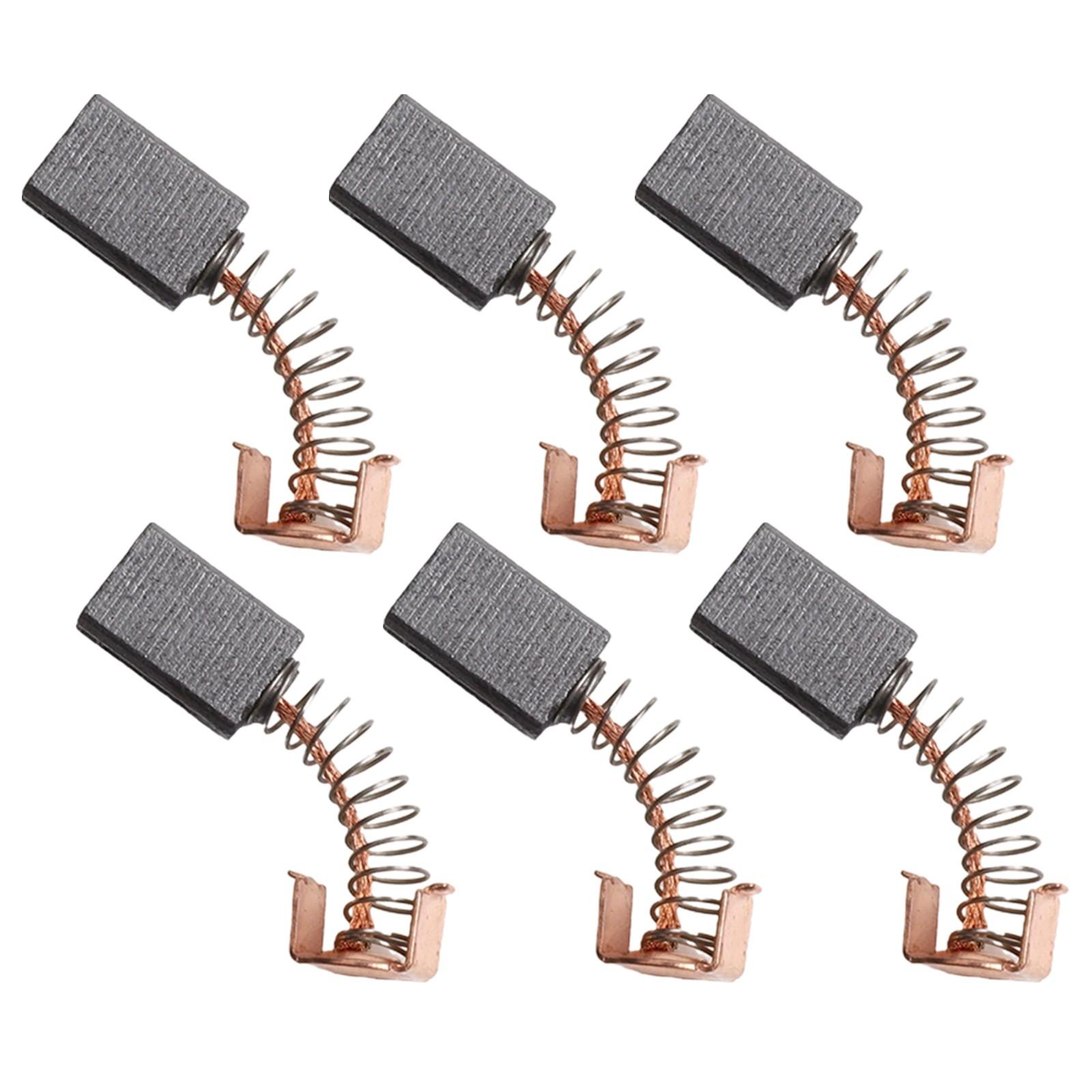 

Six Pieces Carbon Brushes Compatible with For PAG600 Angle Grinders Size Info