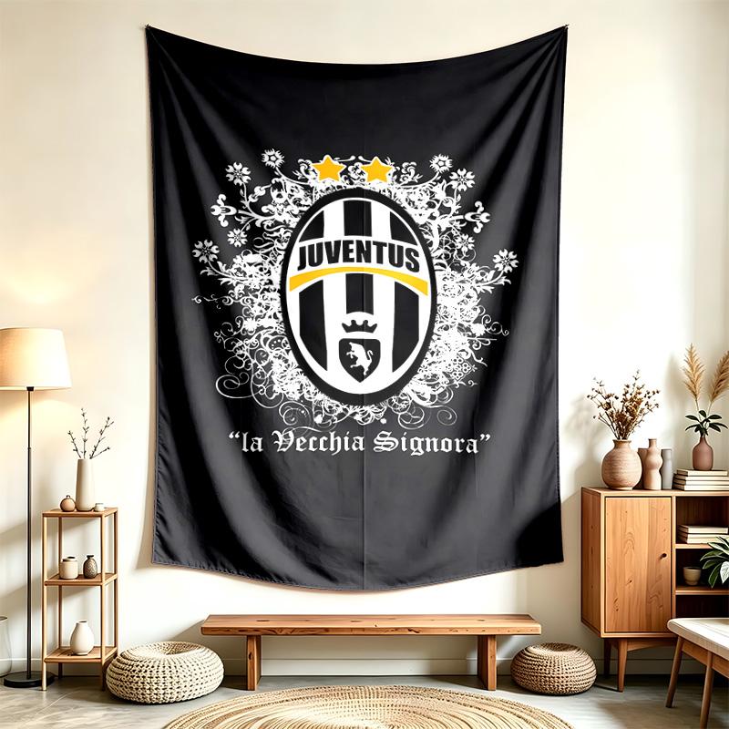 Juventus FC (5) Tapestry Suitable For Decorating Homes Dorms And Bedrooms Soft To The Touch And A Perfect Gift For Friends And Family