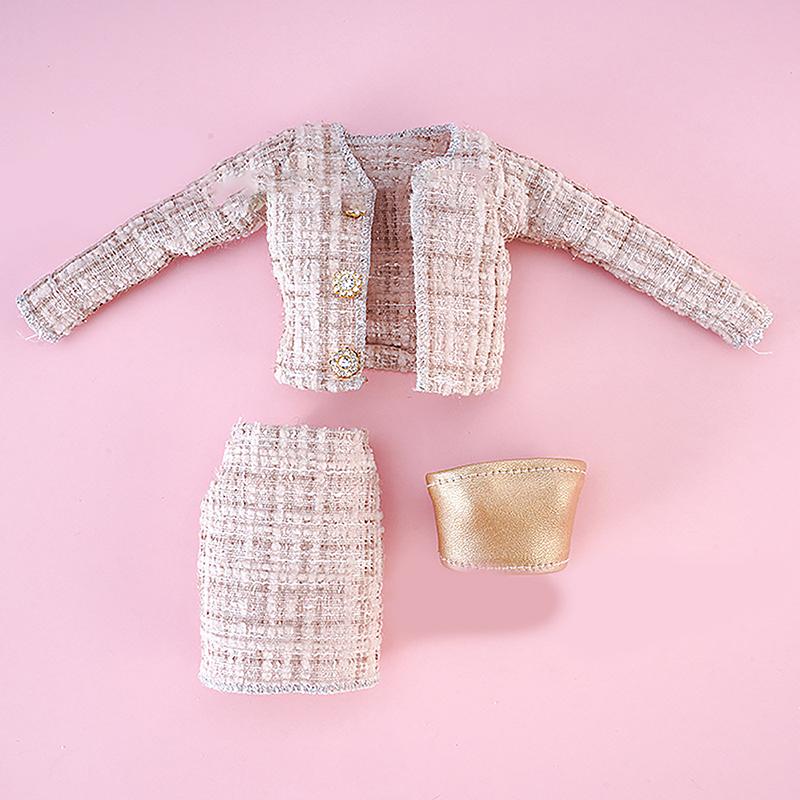 1Set 30Cm Fashion Doll Clothes Fashion Three-Piece Suit 1:6 Doll Dress Up