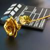 Creative Artificial 24K Gold Rose Flowers with Gift Box for Mothers Day Valentines Day Birthday Anniversary Thanksgiving Present