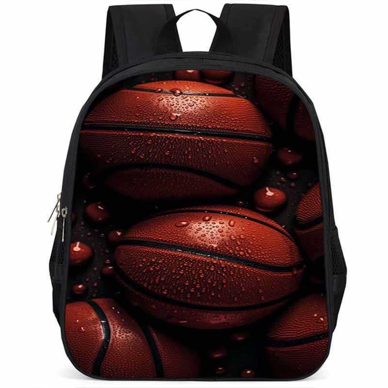 Sac à dos scolaire élégant Basketball 15 pouces Grande capacité Léger Pour Garçons et Filles
