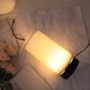 Modern Minimalist Fabric Warm Light Desk Lamp, USB Switch Bedroom Bedside Ambient Light, Living Room and Study Decoration