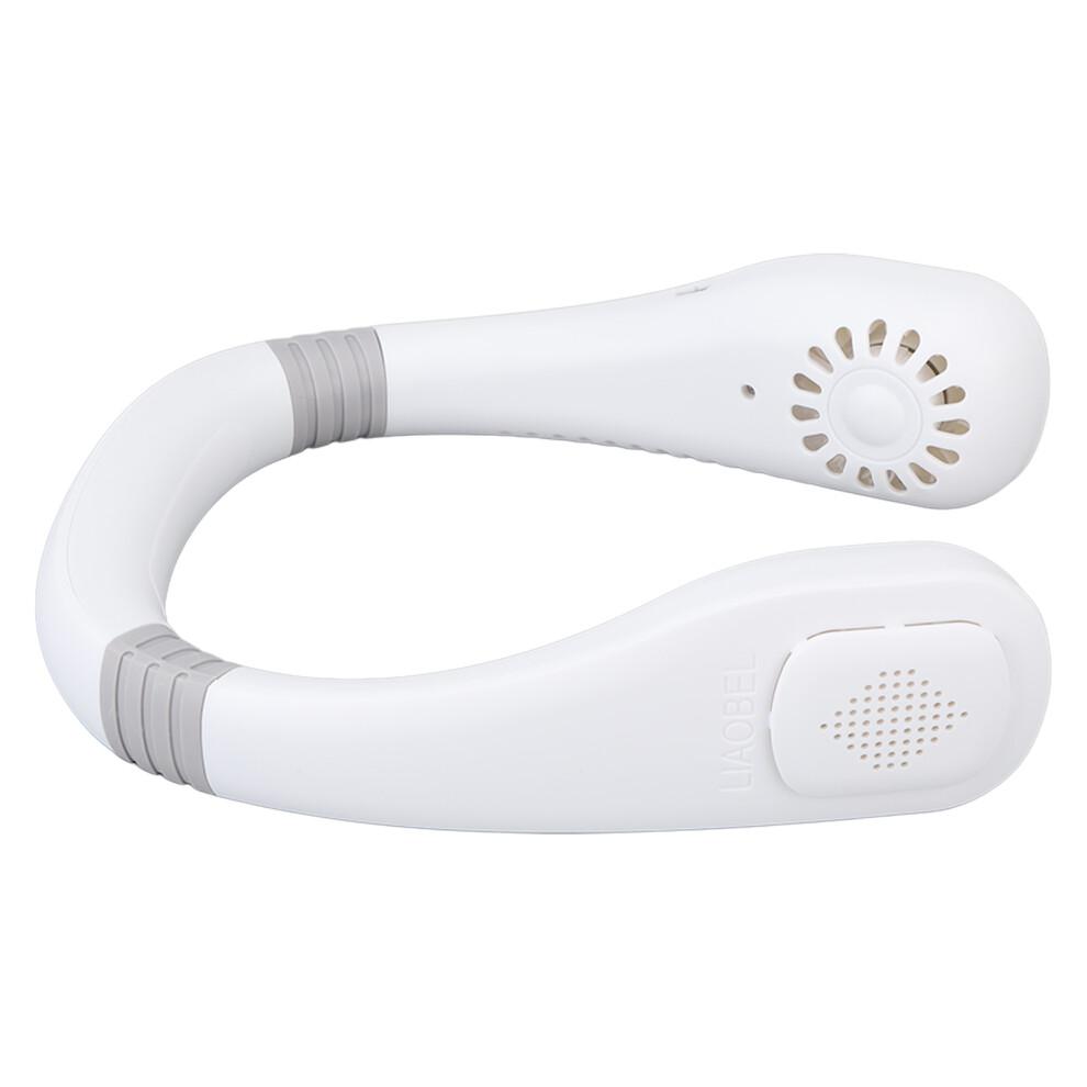 Low Noise Design Portable Neck Fan, Ergonomic Design For Comfortable Wear, Rechargeable Battery Quick Charge Technology, Cooling Plate Instant Relief