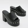 Newest Designer Women's Slippers for Large-sized Women Wear Slippers of Size 34-43 Summer 12cm Thick-bottomed Zapatos Mujer