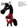 Soft Horse Pendant Keychain Plush Cute Cartoon in Sweater Mini
