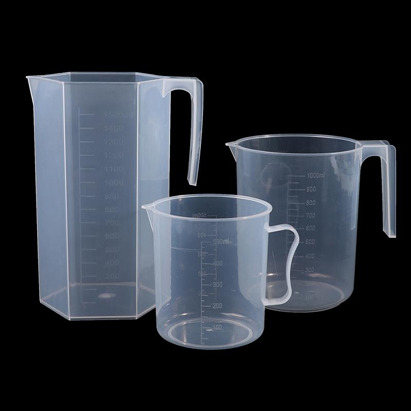 200/250/500/1000/1500/2000Ml Plastic Measuring Cup Jug Pour Spout Surface Kitche