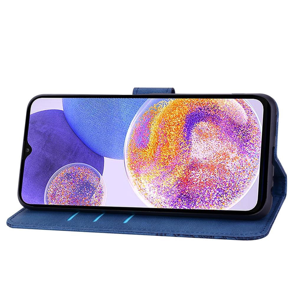 Handy-Geldbörsenhülle für Funda Samsung Galaxy A23 A13 A33 A53 A03s A73 5g Hüllen Süße Mandala-Blume Flip Back Cover Kartentasche Frauen