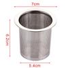 Tea Filter Net Reusable Stainless Steel Mesh Tea Infuser Strainer Teapot Tea Leafs SpiceFilter Drinkware Kitchen Accessories