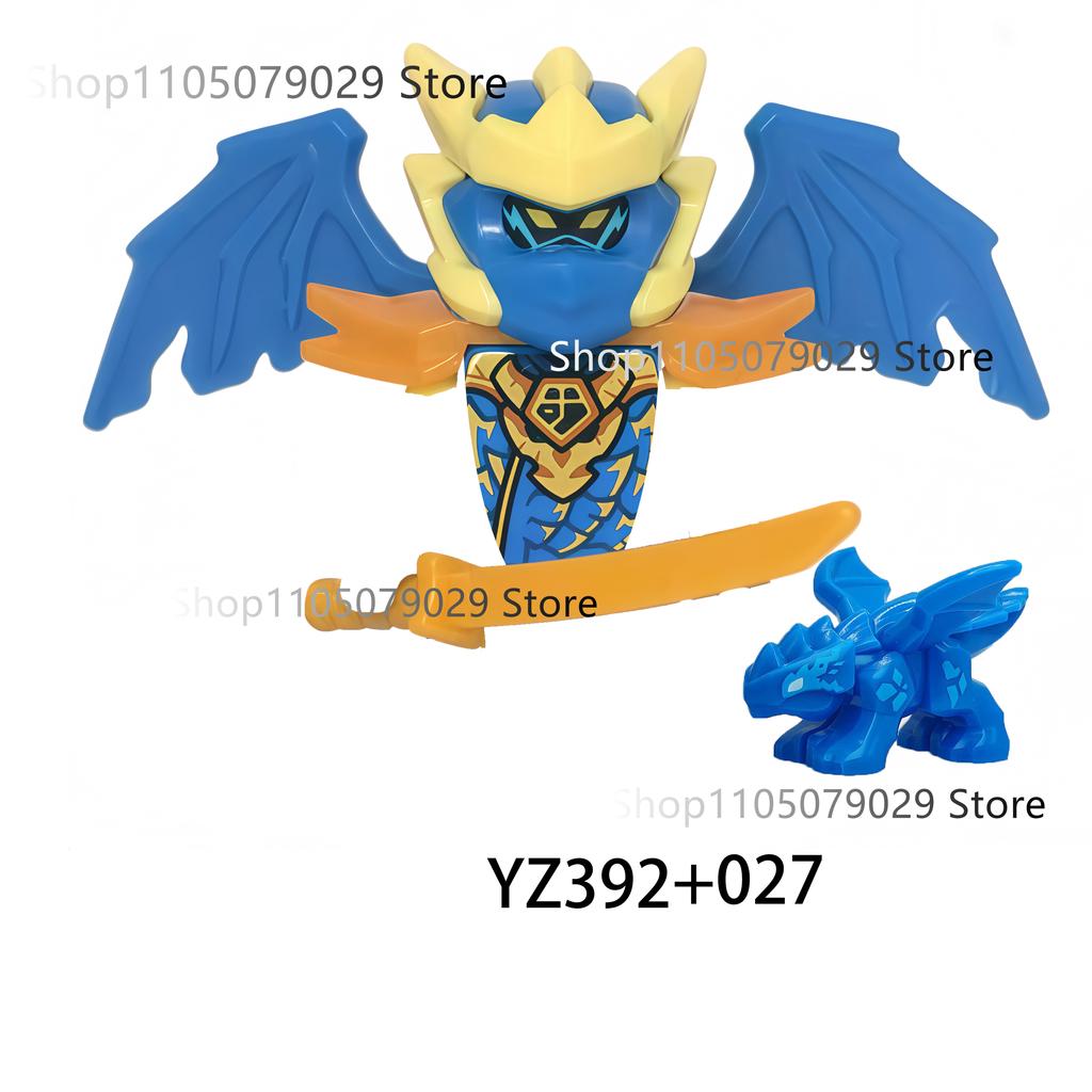 NEW Dragons Mini Anime Cartoon Toy Ninja Accessories Figures Building Blocks Birthday Gift Figurines Bricks