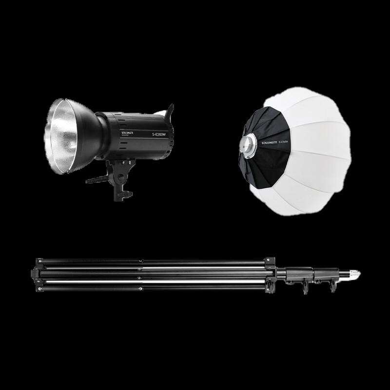 SOULMATEE200 E200W LED Continuous Photography & Live Stream Fill Light Kit