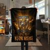 Custom Name Hull City2 Flannel Blanket, High quality Comfortable for All Seasons, Home Decor, Warmth and Comfort