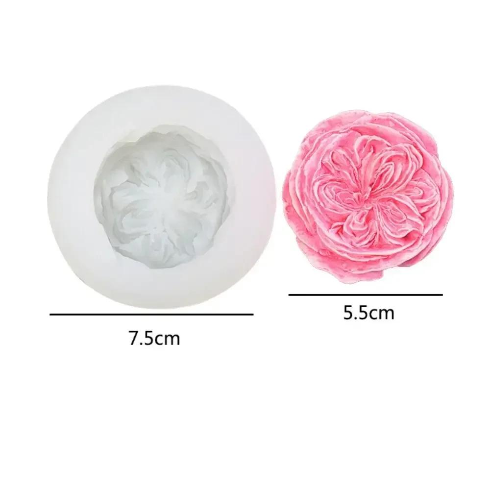 Rose Handmade Diy Creative Silicone Mold Creative Flower Chocolate Flip Sugar Molds Baking Cake Decor Aromatherapy Candle Mould