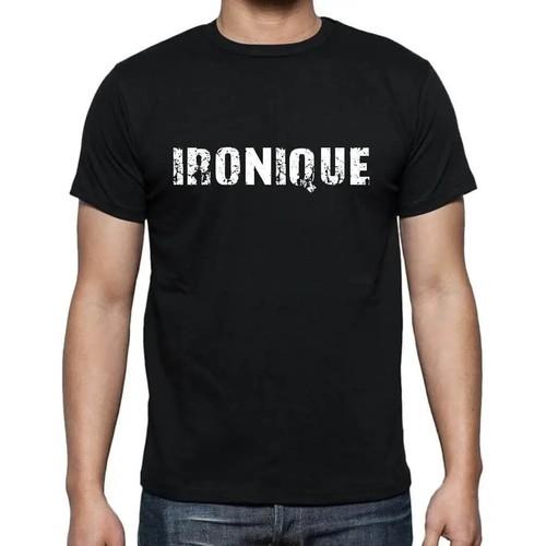 Ultrabasic Men s Ironic Tee-Shirt Ironique Eco-Friendly Graphic T-Shirt S