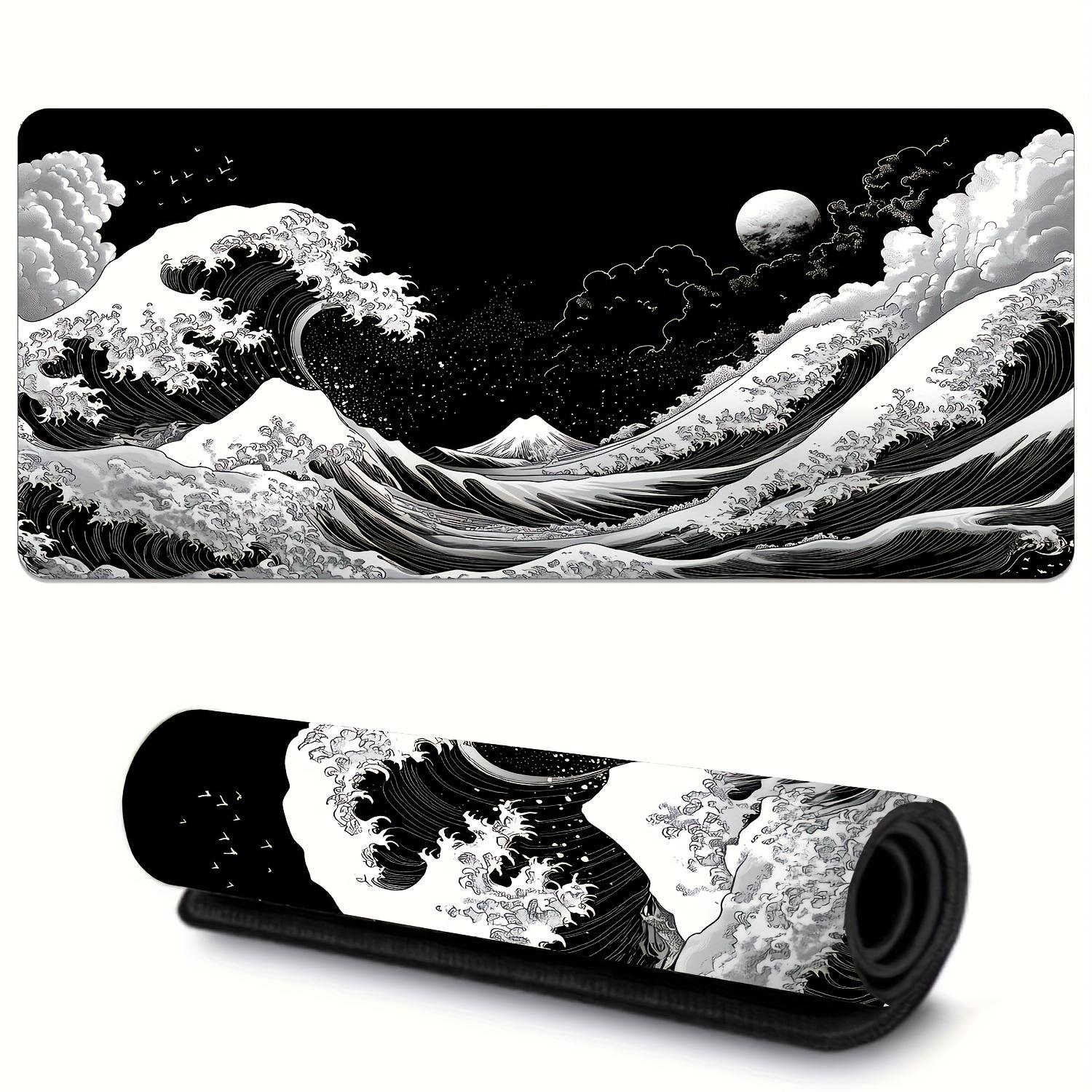 Rectangular Cloth Mouse Pad Desk Mat Non Slip Rubber Base Computer Laptop Mouse Mat Office Desk Work Pad 800x300x2mm