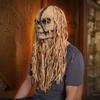 Halloweenská strašidelná maska strašáka na celou hlavu Hororová halloweenská maska Cosplay dárek Rekvizity Venkovní dekorace