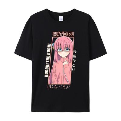 Bocchi the Rock Manga Ryo Oberteil Damen Grafiktop Weiblich Comic Streetwear Japanische Kleidung