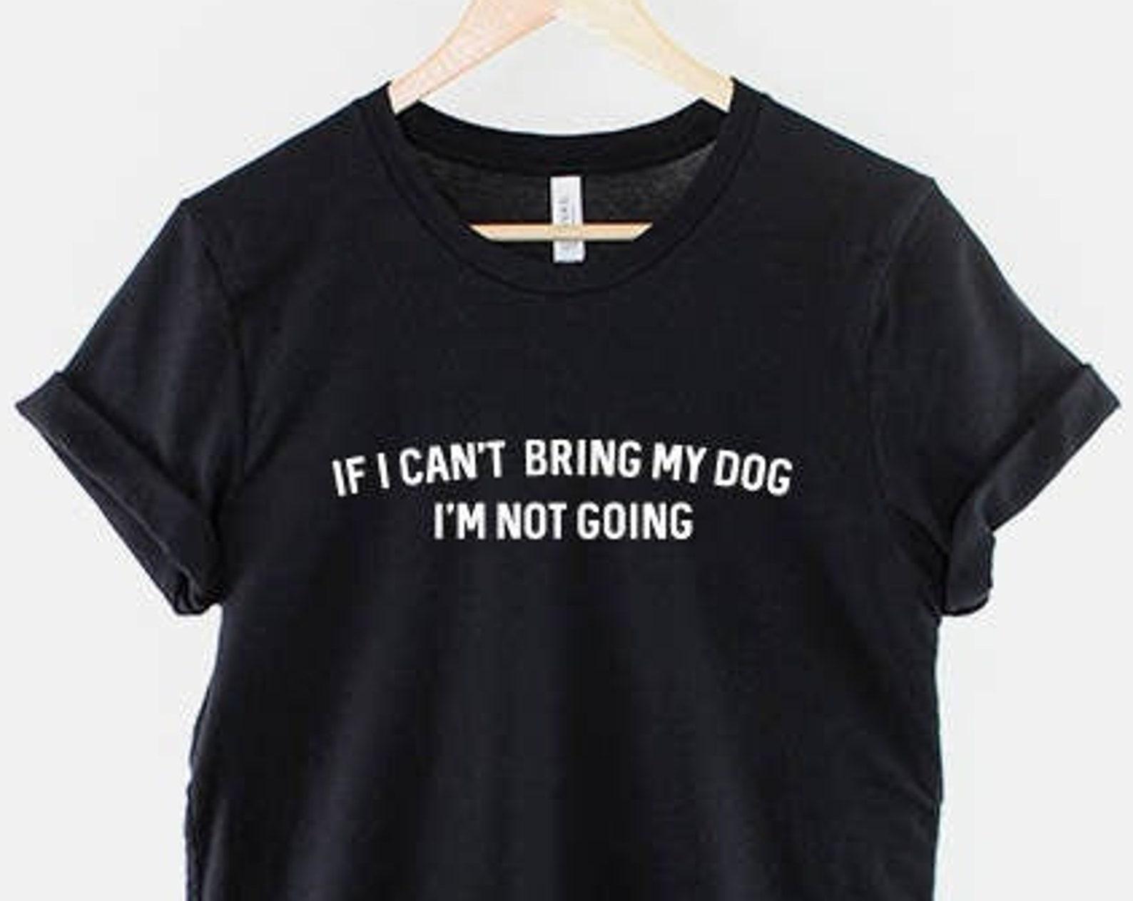Dog Walking Shirt, Lightweight Cotton Tee, Soft Textile Print, Dog Lover Gift S