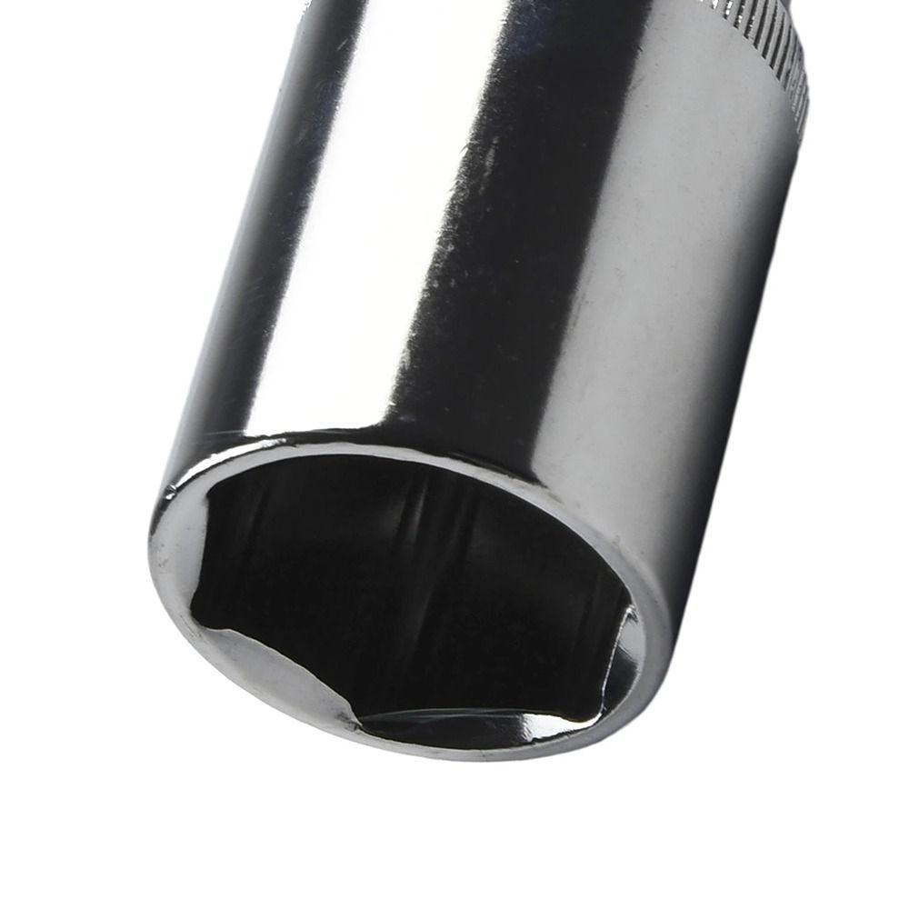 1 szt. 3/8" Główka Metryczna Nasadka Klucza Do Klucza Dynamometrycznego Grzechotkowego Gniazdo Napędowe Trwała Sześciokątna Krótka Nasadka