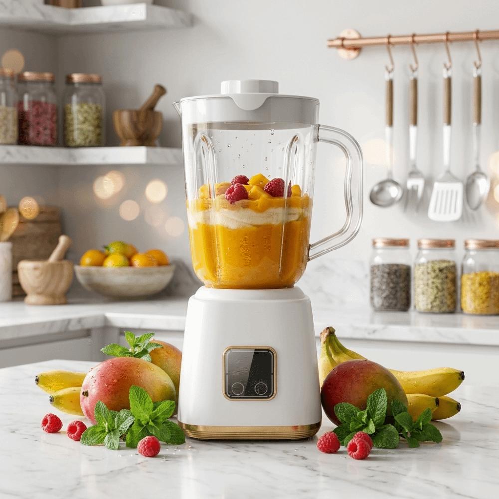 Mini Frullatore Portatile Senza Fili da 750ml ad Alta Capacità Frullatore per Succhi Attività all'Aperto