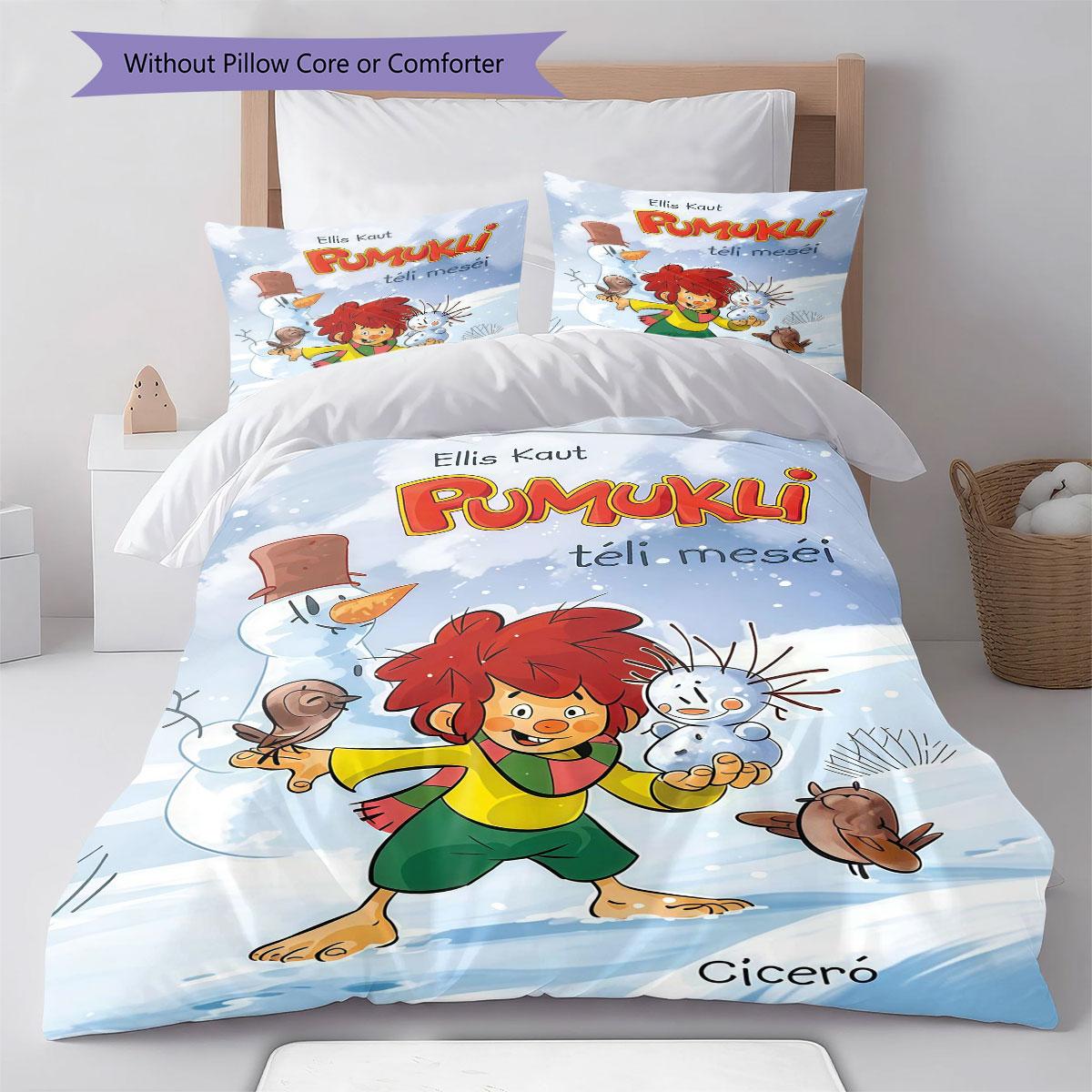 Pumuckl Gultasveļas Komplekts Segas Pārvalks Spilvendrāna