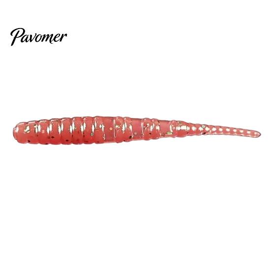 Flexible Soft Lures 50Pcs Bionic Worm Bait, 40MM/0.37g 50MM/0.45g Artificial Lure with Needle Realistic Baits Tail, Swim for Freshwater Saltwater