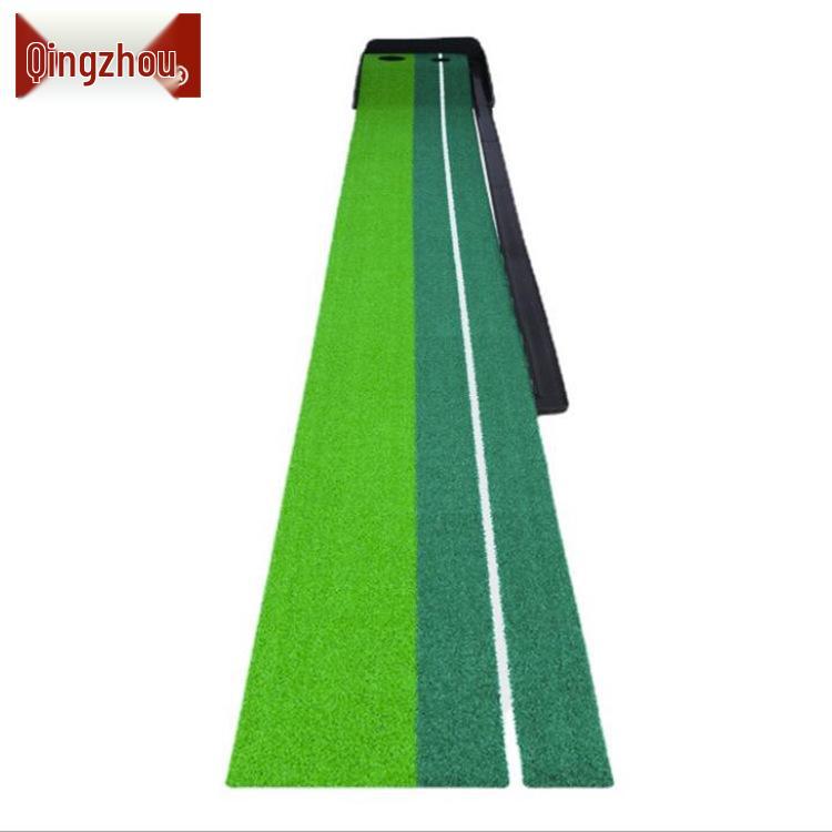 Indoor Ball Return Golf Putting Practice Set with Baffle - Portable and Popular