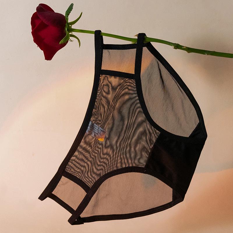 Women's Low-Waist Lace Panties: Breathable, Quick-Drying, Seamless, Girlish Hollow-Out Design