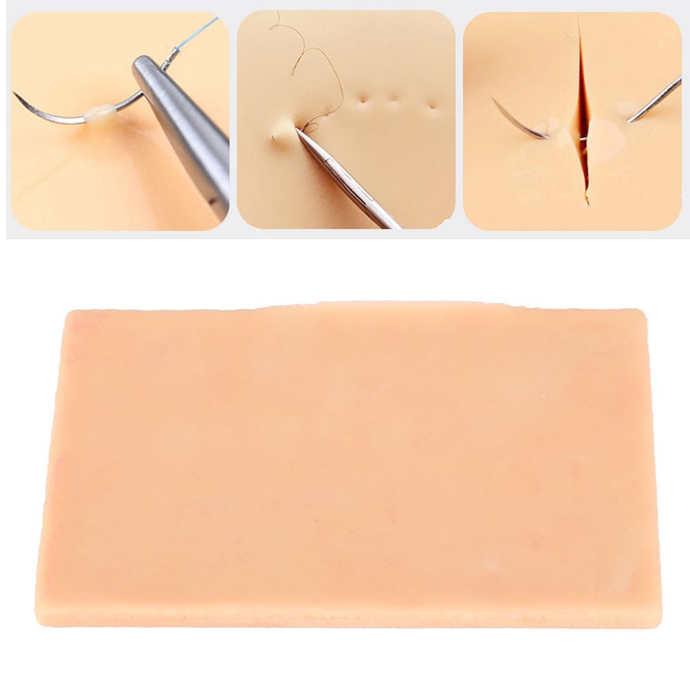 Silicone Skin Suture Training Pad Trauma Suture Pad Model for Practice Training
