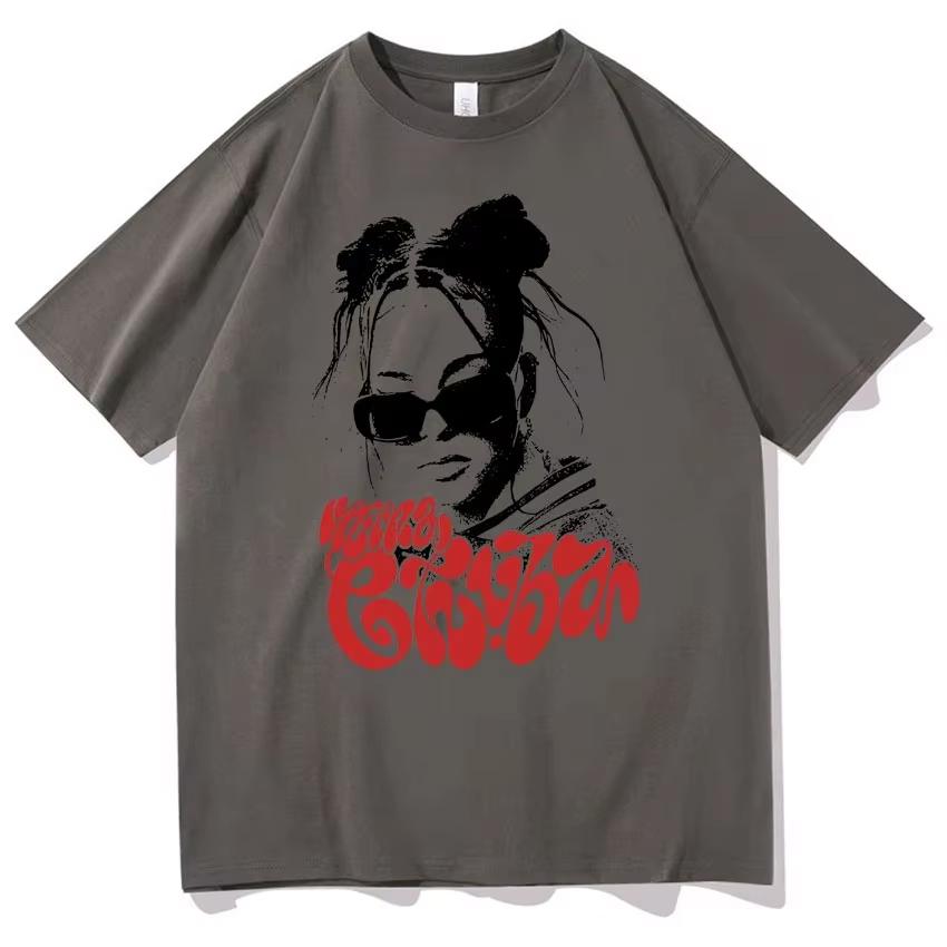 2026 Wiosna i lato nowa góra Nina Chuba Wysokiej jakości Street Czysta bawełna Koszulka z nadrukiem Modny T-shirt Luksusowy Casual y2k ins