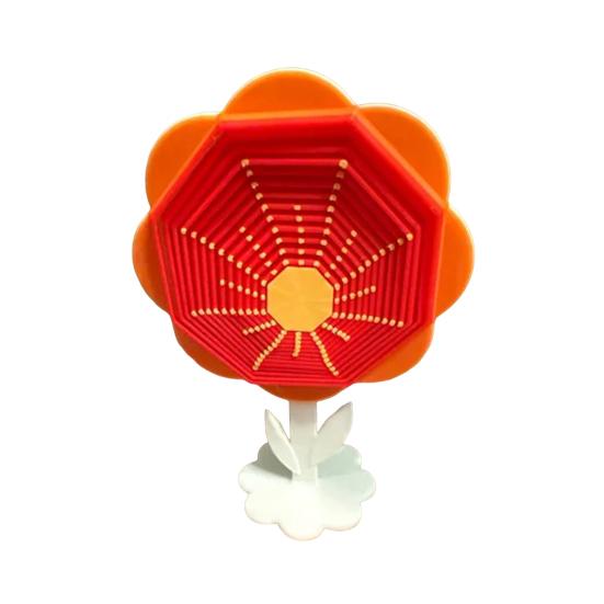 Flower Fractal Hexagon Fidget Toy Stress Anxiety Relief Desk Rotating Toy Kids Adults Pocket Size Travel Geometric Hexagon Sensory Toy
