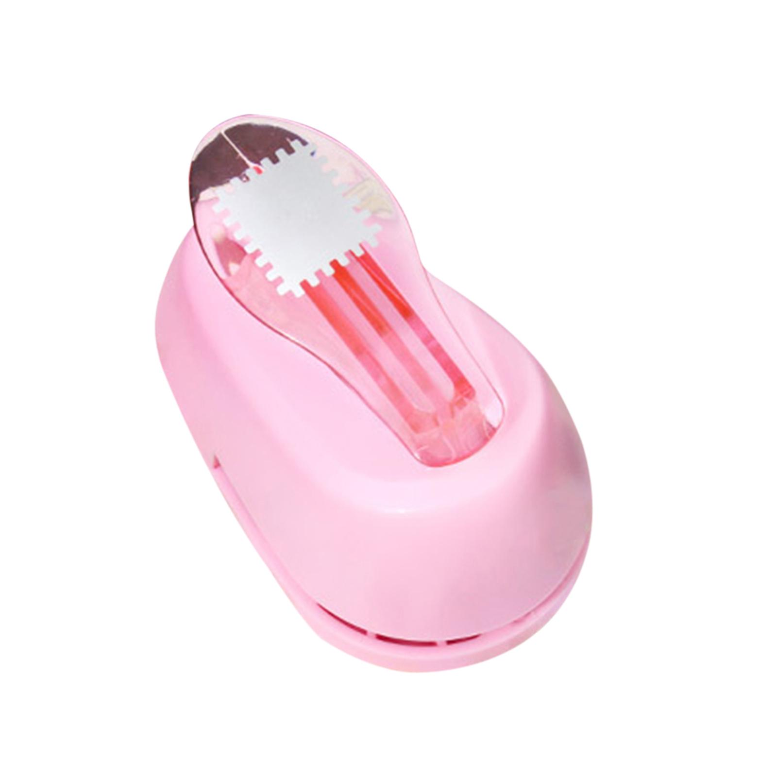 

Rectangular Postage Stamp Punch with Lever Action Portable Manual Square Stamp Craft Puncher for Crafting Card Making Supplies розовый