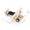 Wood Electric Aircraft Electric Glider Kit Kids Toy Airplane Kit Electric Wooden Airplane Model for Children Flying Model Assembled Experiment Model B