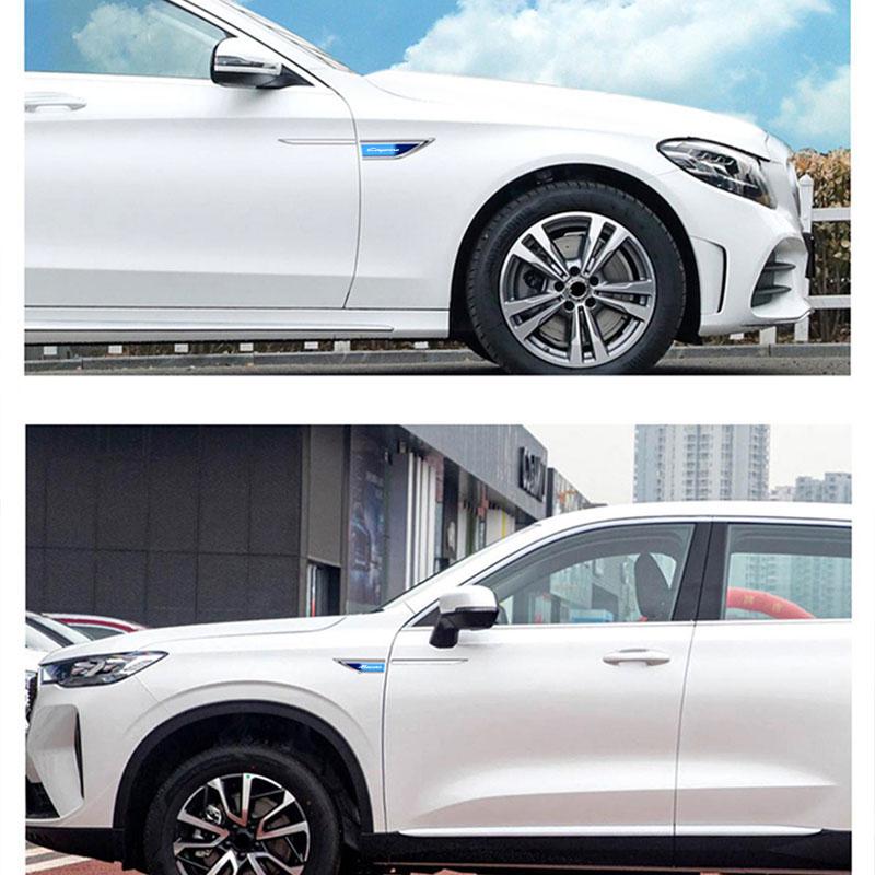 Car Body Logo Decoration Metal Sticker Accessories For Porsche Panamera Taycan 911 718 Macan Cayenne Boxster Cayman 918 Pajun