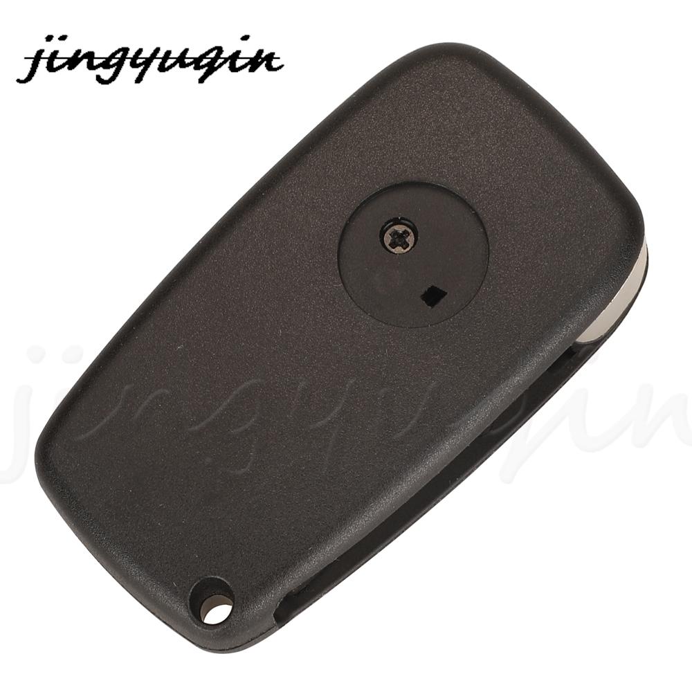 jingyuqin Flip Remote Car Key 433MHZ Megamos Crypto ID48 For Fiat Ducato Citroen Relay Peugeot Boxer Lancia With SIP22 Blade