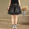 Shorts Pants Jeans Women Summer Cotton Loose Casual Wide Leg Pants Shorts